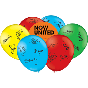 Balão de Latex n°9 Now United 25 unidades