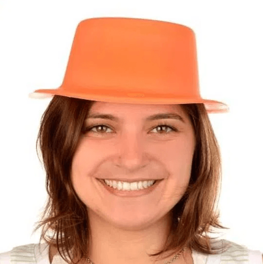 Chapéu-Sortido-Para-Festas laranja