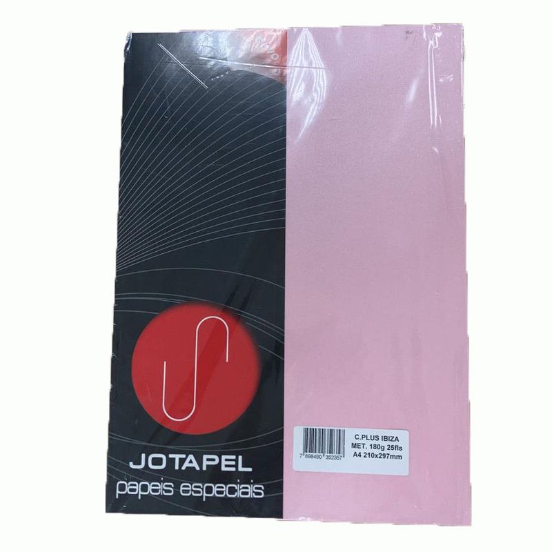 Papel Candy Plus Metalizado Jotapel Ibiza A4 180gm 25 Folhas 4015