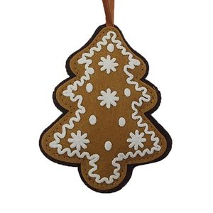 Ornamento Cookie Árvore de Natal 9x6,5cm