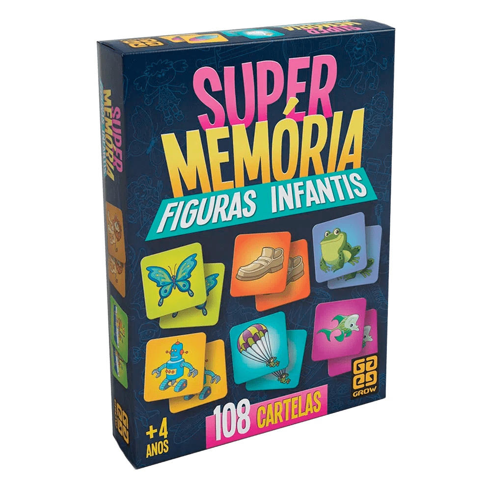 Jogo Da Memoria Com Figuras Intantis SupermemÓrias 1401