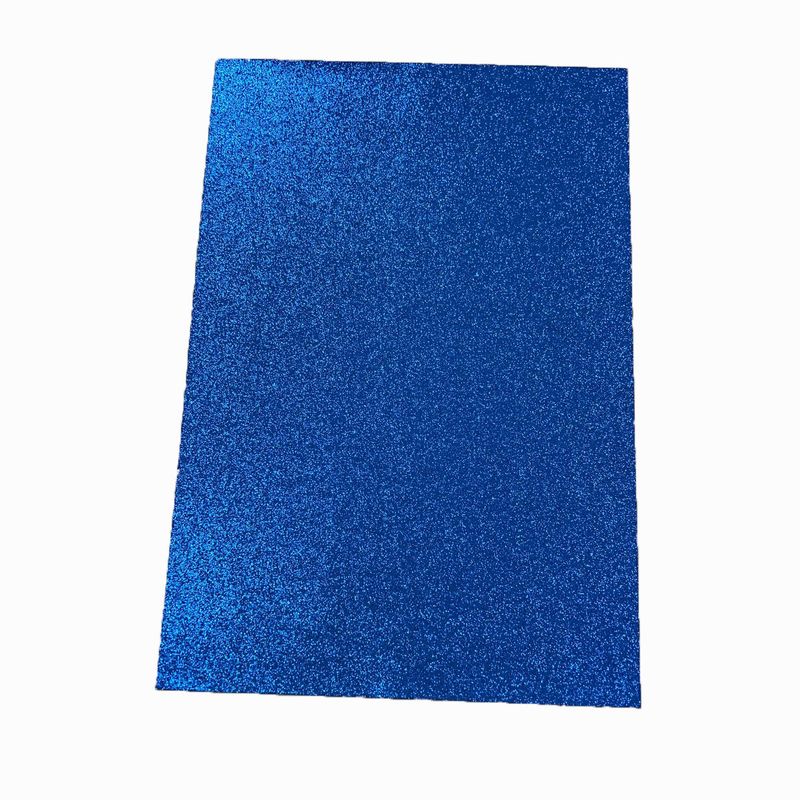 Placa De Eva Com Glitter Azul Marinho 40x60cm 5 Unidades 9788