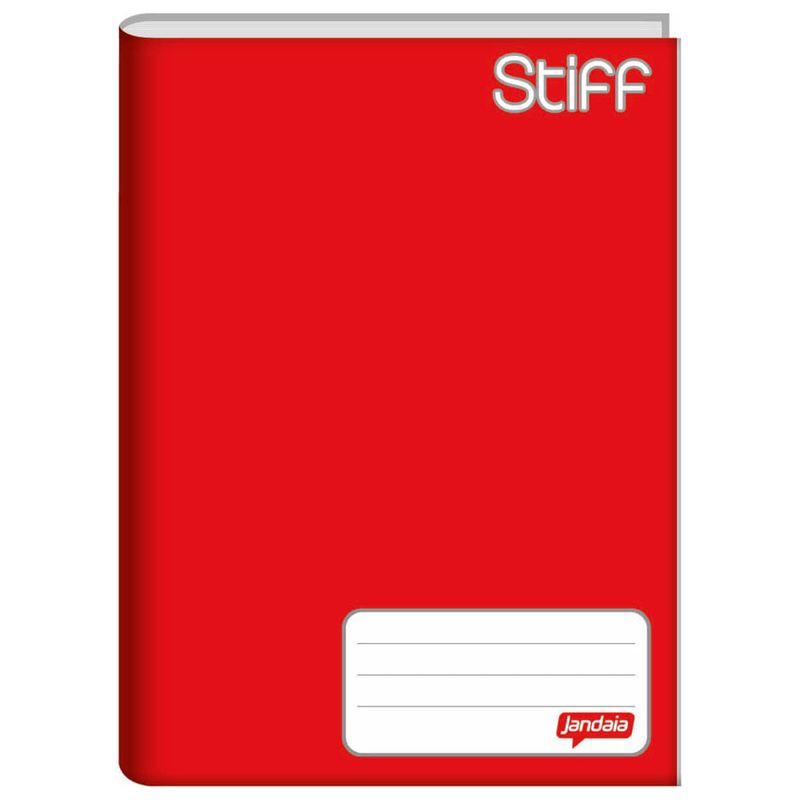 Caderno-Brochura-14-Stiff-Vermelho-96-Folhas-Jandaia