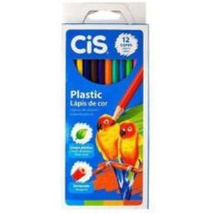 Lapis de Cor Cis Plastic 12 Cores 44.8000