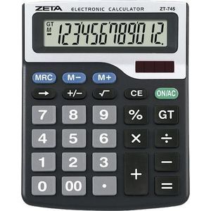 Calculadora de Mesa Zeta 12 DIG - ZT745