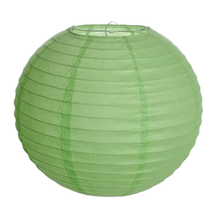 Lanterna de Papel Verde 30cm