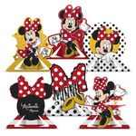 Adesivo Redondo C/30 Red Minnie Disney 29658