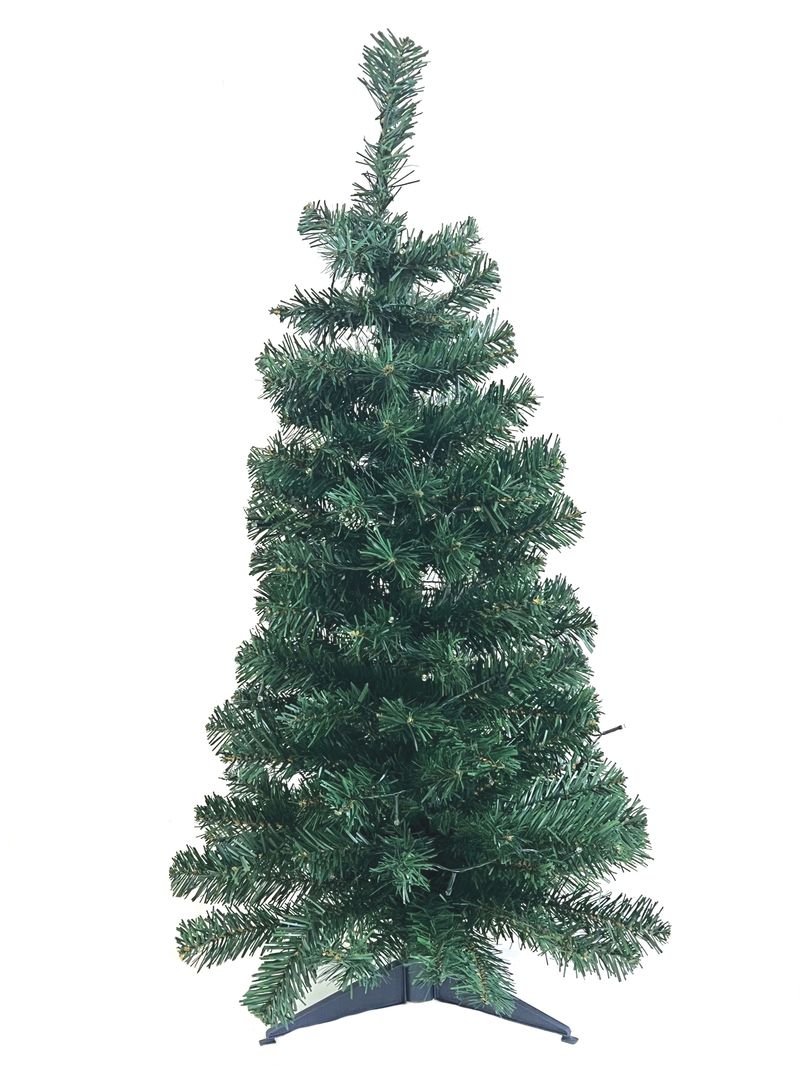 Árvore Pinheiro De Natal Verde Modelo Needle Com Neve 90 Cm A0609M