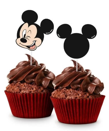 Pick para Doces C/8 Unidades - Mickey Mouse nas Lojas Matsumoto