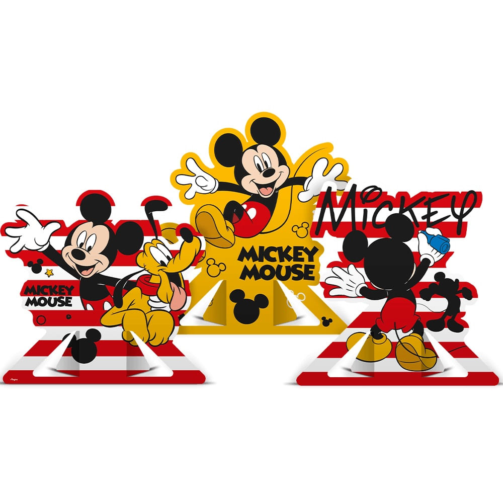 Decoração de Mesa C/6 Unidades - Mickey Mouse nas Lojas Matsumoto