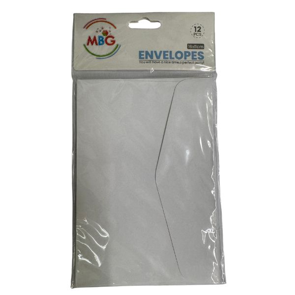 Envelope de Papel Branco 16x11cm - Pacote com 12 unidades nas Lojas ...