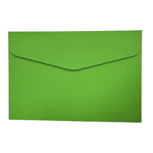 Envelope de Papel Verde 18,5x13,5cm - Pacote com 12 unidades nas